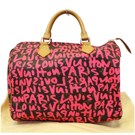 graffiti bag louis vuitton|Louis Vuitton speedy graffiti bag.